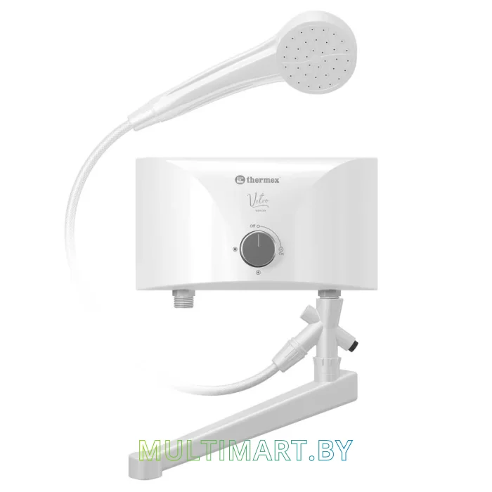 Водонагреватель Thermex Vetro 6500 Combi (кран+душ)